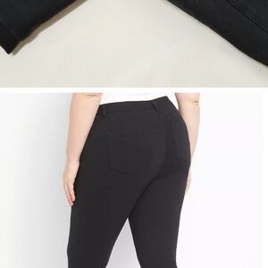 Lane Bryant Signature Fit Skinny Pedal Pant Black